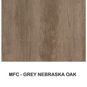 25 mm MFC Table top - Grey Nebraska Oak