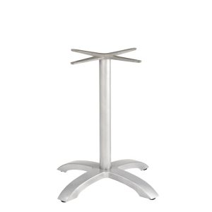 Marina - Aluminium - Type Aluminium table base - 4 Star (Round Tube)