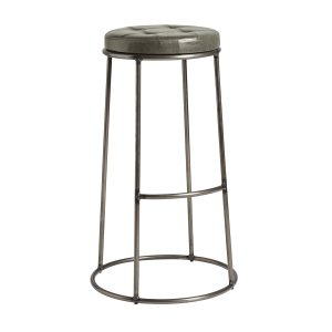 Max 75 - Clear Lacquered Metal Frame Seat