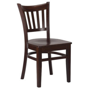 Vito Side Chair - Solid Seat - Walnut
